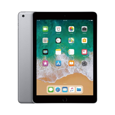 Apple iPad 9,7 pouces (5e génération, 2017) - 128 Go Wi-Fi + Cellular - Gris sidéral